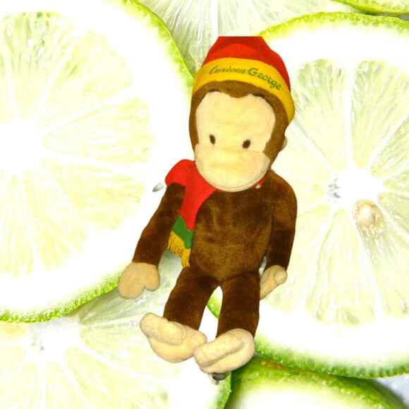 Large vintage curious George stuffed animal~Rare and hard to find - Picture 4 of 4